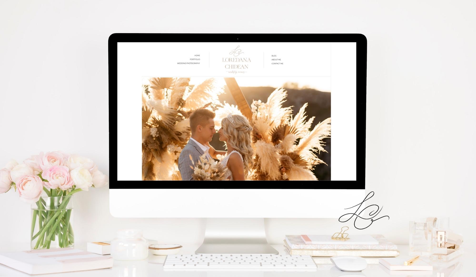 website for wedding photographer