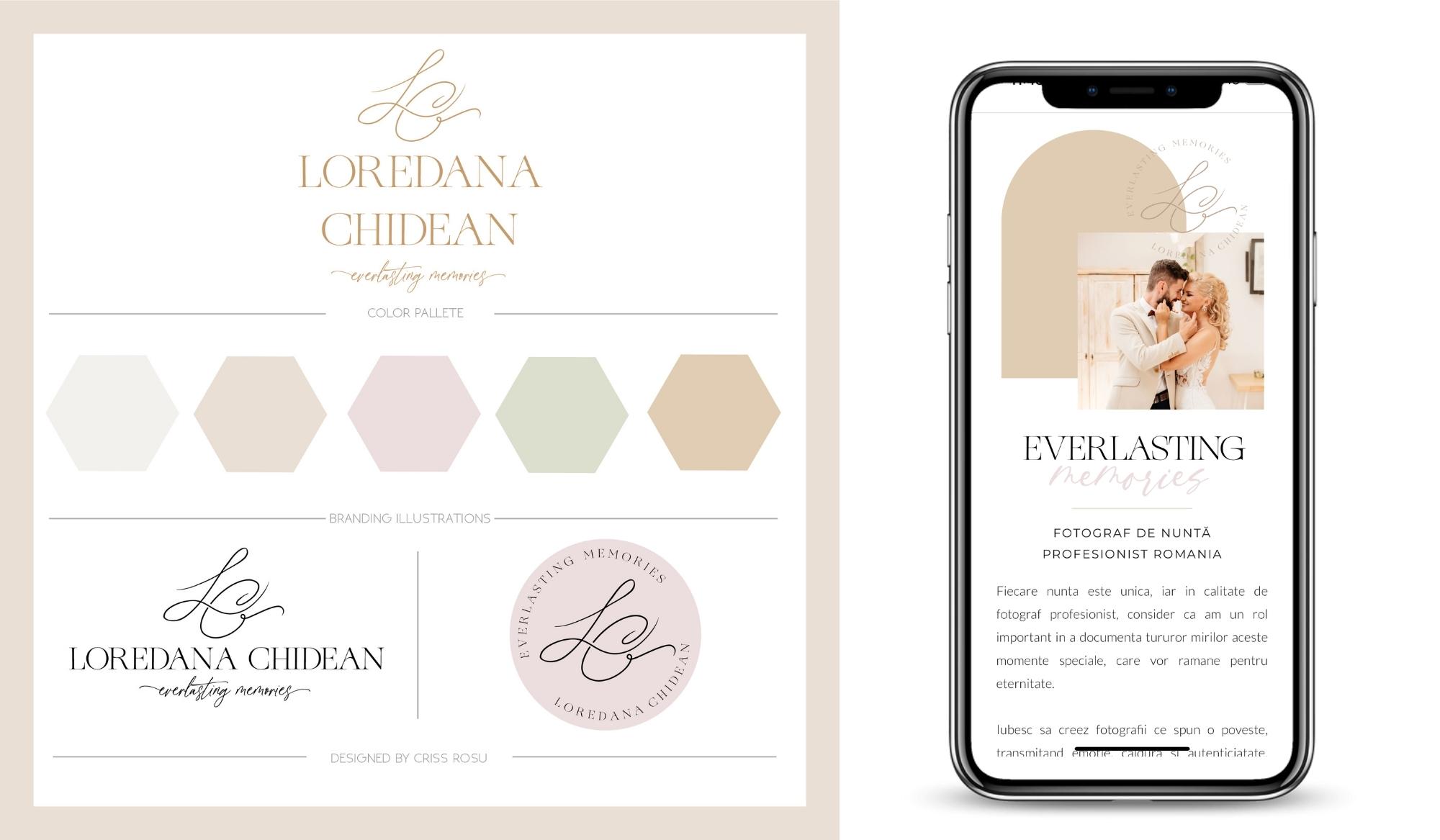 brand identity for wedding photographer